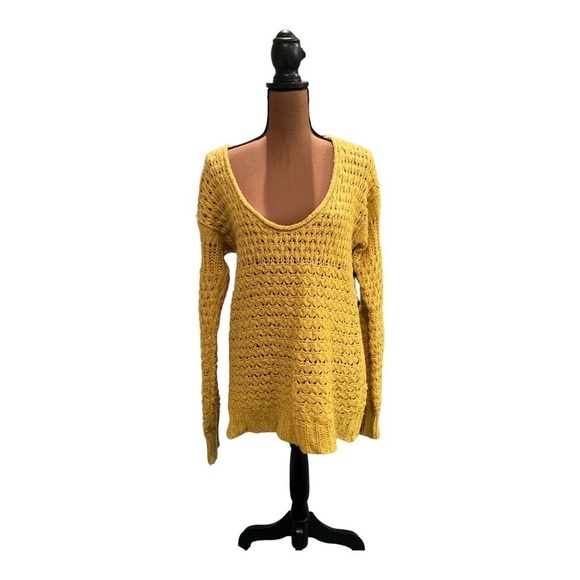 Free People Sweaters - Free People Oversized Loose Knit Sweater Size Small